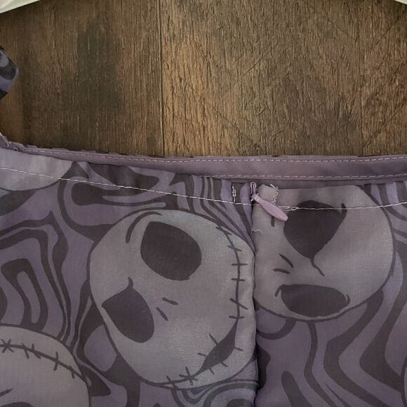 Nightmare Before Christmas NWT Jack Skellington Puff Sleeve Girls  Large 10/12 - Picture 8 of 10